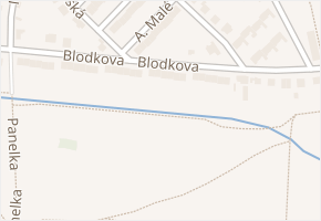 Blodkova v obci Hradec Králové - mapa ulice