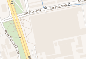 Brněnská v obci Hradec Králové - mapa ulice