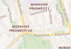 Červeného v obci Hradec Králové - mapa ulice