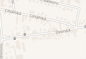 Cihlářská v obci Hradec Králové - mapa ulice