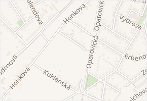 Družstevní v obci Hradec Králové - mapa ulice