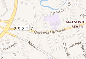 Holubova v obci Hradec Králové - mapa ulice