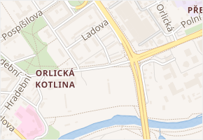 Jarošova v obci Hradec Králové - mapa ulice