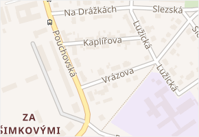 Kaplířova v obci Hradec Králové - mapa ulice