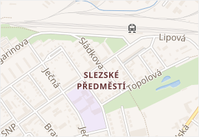 Kladská-demolice v obci Hradec Králové - mapa ulice