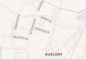 Koželužská v obci Hradec Králové - mapa ulice