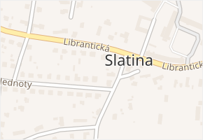 Librantická v obci Hradec Králové - mapa ulice