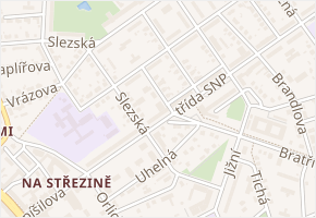 Lidická v obci Hradec Králové - mapa ulice