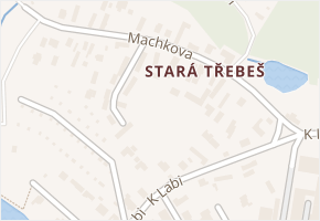 Machkova v obci Hradec Králové - mapa ulice