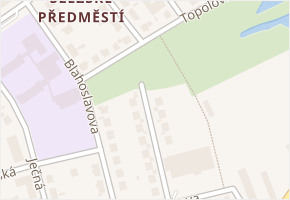 Manželů Zemánkových v obci Hradec Králové - mapa ulice