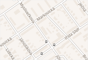 Myslivečkova v obci Hradec Králové - mapa ulice