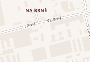 Na Brně v obci Hradec Králové - mapa ulice