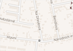 Na Dřevěnce v obci Hradec Králové - mapa ulice