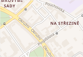 Na Střezině v obci Hradec Králové - mapa ulice