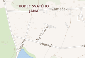 Na Vinicích v obci Hradec Králové - mapa ulice