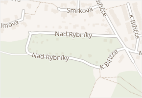 Nad Rybníky v obci Hradec Králové - mapa ulice