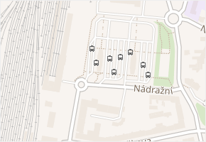 Nádražní v obci Hradec Králové - mapa ulice