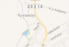 Obora v obci Hradec Králové - mapa ulice