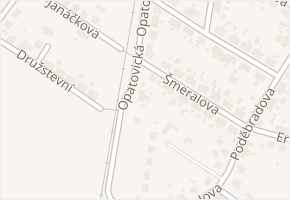 Opatovická v obci Hradec Králové - mapa ulice