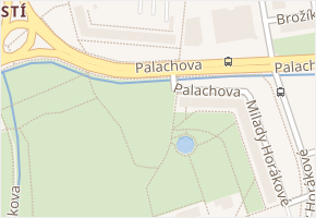 Palachova v obci Hradec Králové - mapa ulice