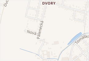 Pálenecká v obci Hradec Králové - mapa ulice