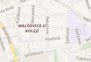 Pekařova v obci Hradec Králové - mapa ulice