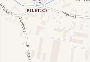 Piletická v obci Hradec Králové - mapa ulice