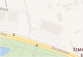 Pilnáčkova v obci Hradec Králové - mapa ulice
