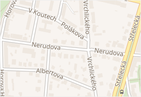 Polákova v obci Hradec Králové - mapa ulice