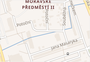 Potoční v obci Hradec Králové - mapa ulice