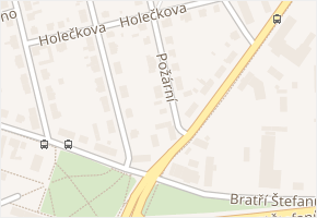 Požární v obci Hradec Králové - mapa ulice