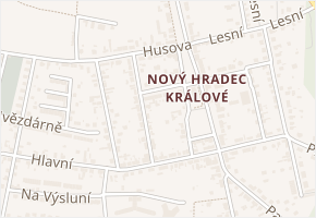 Prašingerova v obci Hradec Králové - mapa ulice