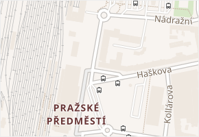Riegrovo náměstí v obci Hradec Králové - mapa ulice