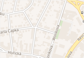 Sadovská v obci Hradec Králové - mapa ulice