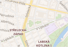 sady Architekta Lisky v obci Hradec Králové - mapa ulice