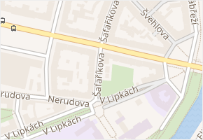 Šafaříkova v obci Hradec Králové - mapa ulice