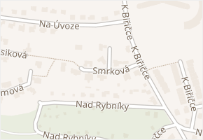 Smrková v obci Hradec Králové - mapa ulice