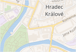 Soukenická v obci Hradec Králové - mapa ulice