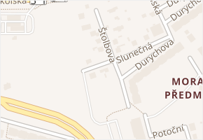 Štolbova v obci Hradec Králové - mapa ulice