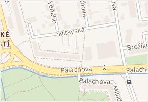 Svitavská v obci Hradec Králové - mapa ulice