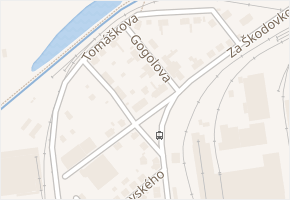 Tomáškova v obci Hradec Králové - mapa ulice