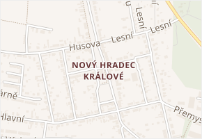 Třešňovka v obci Hradec Králové - mapa ulice