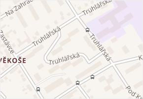 Truhlářská v obci Hradec Králové - mapa ulice
