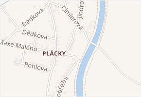 U Kulturního domu v obci Hradec Králové - mapa ulice