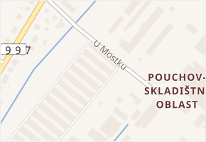 U Mostku v obci Hradec Králové - mapa ulice