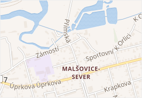 U Pastvišť v obci Hradec Králové - mapa ulice