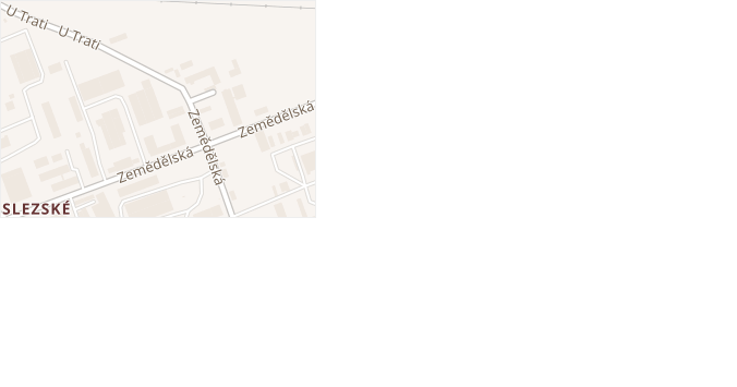 U Trati v obci Hradec Králové - mapa ulice