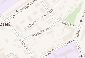 Uhelná v obci Hradec Králové - mapa ulice