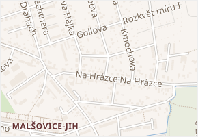 Za Humny v obci Hradec Králové - mapa ulice