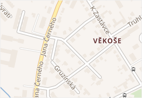 Za Zelárnou v obci Hradec Králové - mapa ulice